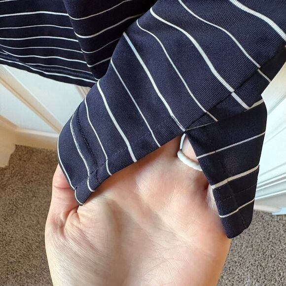 Bobby Jones Performance Moselem Springs Golf Club Stripe Polo Navy XXL - Picture 12 of 13